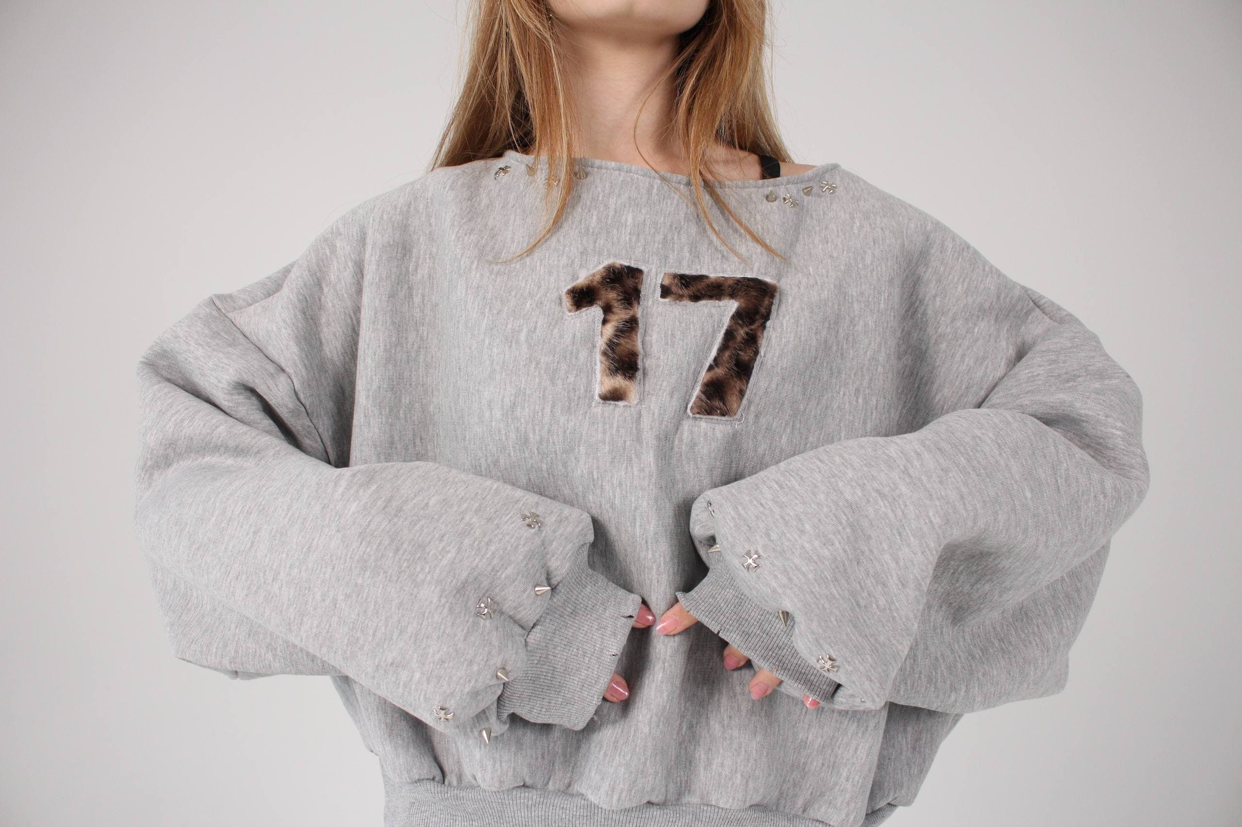 fur sweatshirt